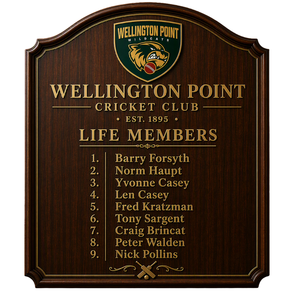 Wellington Point Cricket Club Life Members